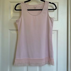 Coldwater Creek Light Pink Sleeveless Top